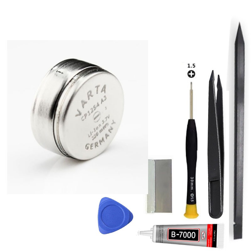 2PCS CP1254 สําหรับ wf1000x xm3 Jabra rox B & 0O H5 Fitbit ชุดหูฟังบลูทูธสมาร์ทสร้อยข้อมือแบตเตอรี่ 