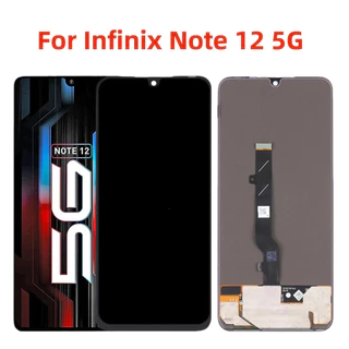 แสดงผลสำหรับ Infinix Note 11 Note 12 X663 X663C Note12 2023 G96 Pro 5G X670 จอแสดงผล LCD หน้าจอสัมผัส Digitizer ชุดเปลี่ยน