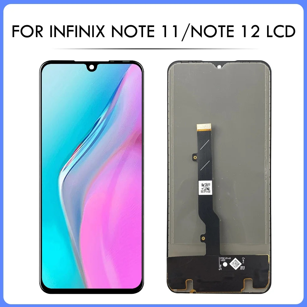 แสดงผลสำหรับ Infinix Note 11 Note 12 X663 X663C Note12 2023 G96 Pro 5G X670 จอแสดงผล LCD หน้าจอสัมผัส Digitizer ชุดเปลี่ยน - รูปที่ 2