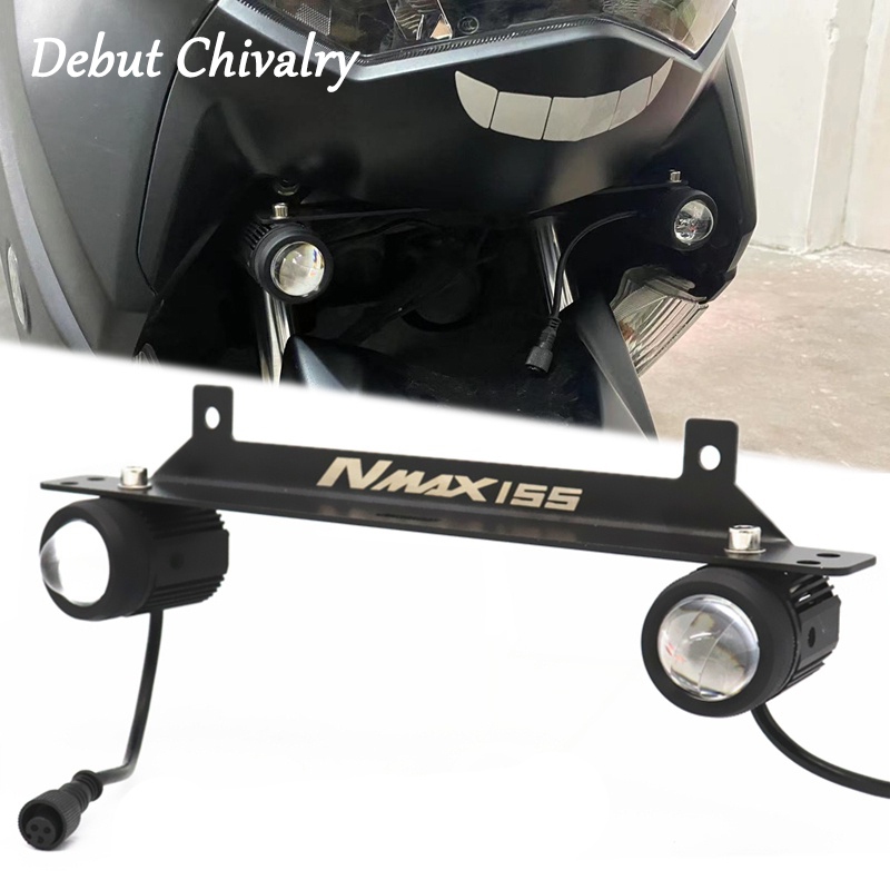 เมาท์ขาตั้งไฟตัดหมอก อุปกรณ์เสริม สําหรับรถจักรยานยนต์ YAMAHA NMAX155 NMAX N-MAX 155 V2 2020 2021 2022 2023