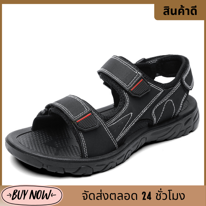 ใหม่สต็อกผู้ชายชายหาดรองเท้าแตะกันลื่นสวมใส่สบายรองเท้าแตะขนาด 39-47