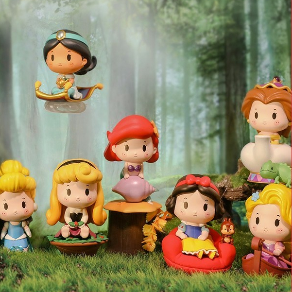 ของแท้ Disney Princess exclusive ride series ชุดไดรเวอร์ที่นั่งพิเศษ กล่องปริศนา แฮนด์เมด ของเล่นอินเทรนด์พิเศษ