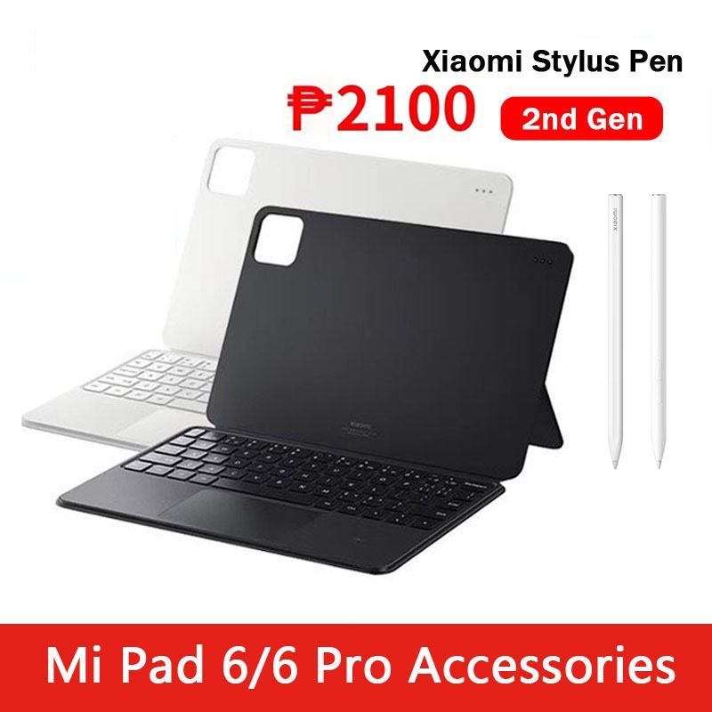 Original Xiaomi 6S Pro / Xiaomi Pad 7 / 7 Pro / Xiaomi Pad 7s Pro/Xiaomi Pad 8 // 8Pro ชุดคีย์บอร์ดแท็บเล็ตอัจฉริยะ Touch Control คีย์บอร์ด Xiaomi Focus Xiaomi ปากกาสไตลัส 2