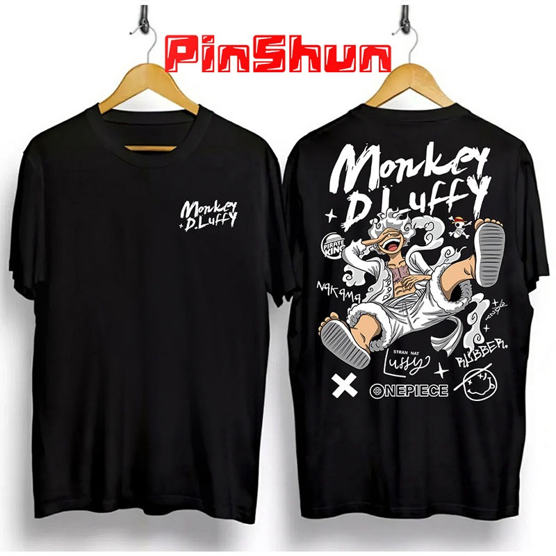 Tshirt luffy one piece t เสื้อ baju tshirt one piece bwfc luffy one piece อะนิเมะเสื้อ tee