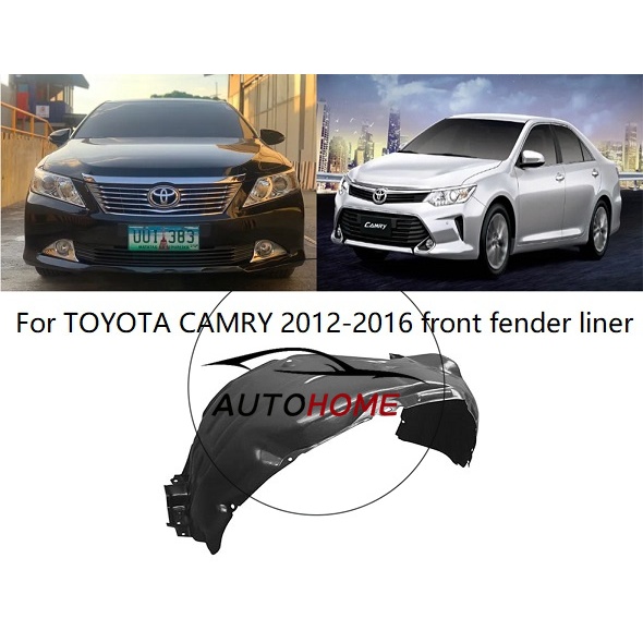 บังโคลนหน้าสําหรับtoyota CAMRY 2012 2013 2014 2015 2016 ACV50 ACV51 ด้านหน้าFender Linerด้านใน