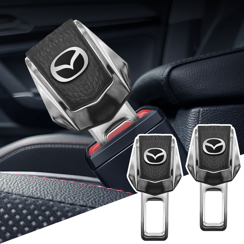 ตัวล็อคเข็มขัดนิรภัยรถยนต์ ป้องกันการเตือนภัย สําหรับ Mazda 2 3 5 6 2017 CX-4 CX-5 CX-7 CX-9 CX-3 CX