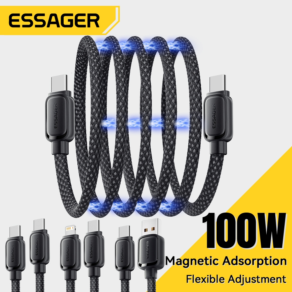Essager T 100W/30w สายชาร์จแม่เหล็ก 60W C-C 100W C-C 7A100W A-C 29W C-L