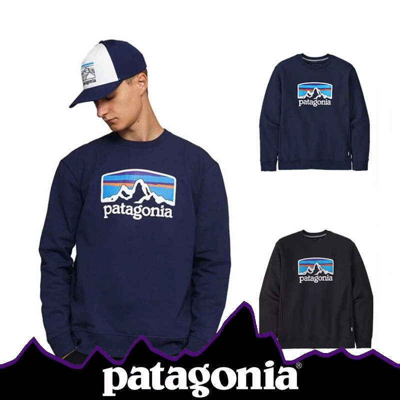 Patagonia เสื้อกันหนาว คอกลม มีฮู้ด สไตล์คลาสสิก สําหรับผู้ชาย