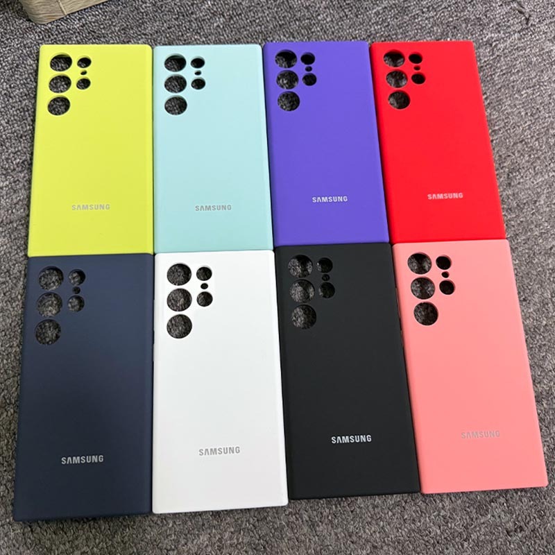 เคสโทรศัพท์ ซิลิโคนนิ่ม แบบสัมผัสด้านหลัง สําหรับ Samsung Galaxy S24 Ultra Galaxy S24 Plus S24+ S24Plus S24Ultra