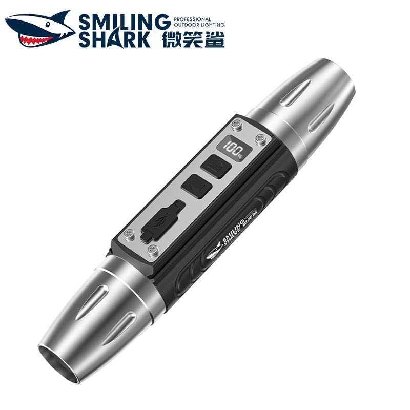 Smilingshark ZYD518 ไฟฉาย LED สำหรับการประเมินเครื่องประดับหยกแบบมืออาชีพ Type-C สีเหลือง/สีขาว/365purple/395purple light