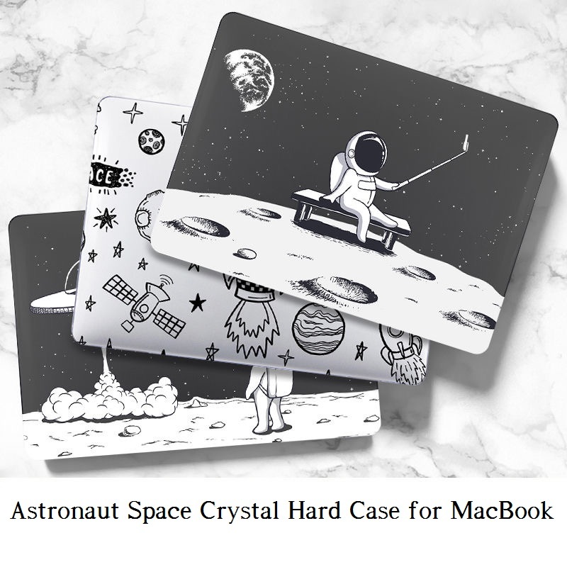 เคสใส แบบแข็ง ลายนักบินอวกาศ สําหรับ MacBook Air 15 Pro 13 นิ้ว 14 นิ้ว 15 16 นิ้ว 2023 2022 M2 2021 M1 2020