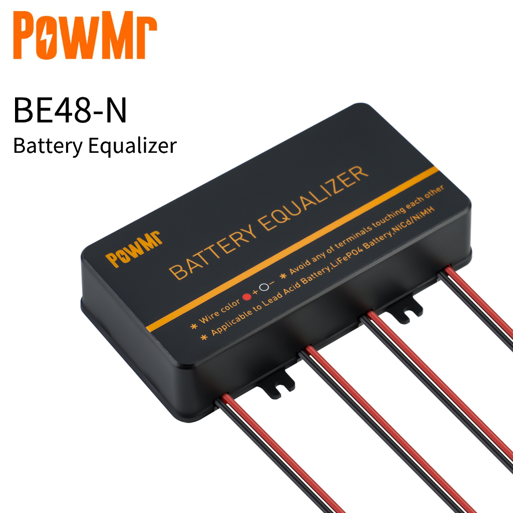【Official Store】powmr อีควอไลเซอร์แบตเตอรี่ 2*24V 2.4V 3.6V 6V 9V 12V กรดตะกั่ว ลิเธียมเหล็ก นิกเกิลแคดเมียมแคดเมียม แคดเมียม แคดเมียม
