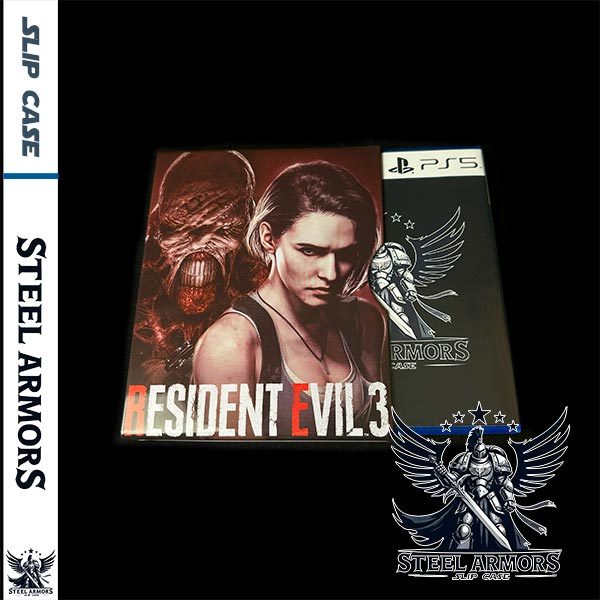(เคสสลิปเหล็กเท่านั้น ไม่มีแผ่นเกมส์) Resident Evil 3 | For PS4/PS5 Steel Slip Case | ONi Fantasy Box