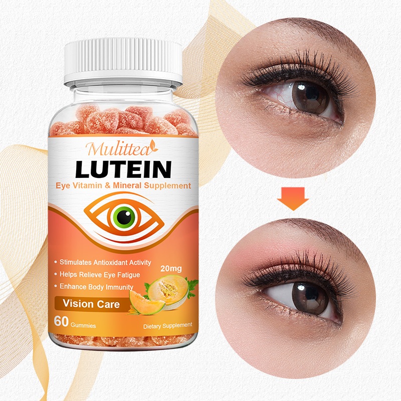 Mulittea Lutein Gummies Eye Vitamin & Mineral Supplement ลูทีน วิตามินบำรุงสายตา อาหารเสริมแร่ธาตุ กระตุ้นการทำงานของสารต้านอนุมูลอิสระ ช่วยบรรเทาสายตา และเพิ่มภูมิคุ้มกันของร่างกาย (รสฮามิเมลอน) - รูปที่ 4