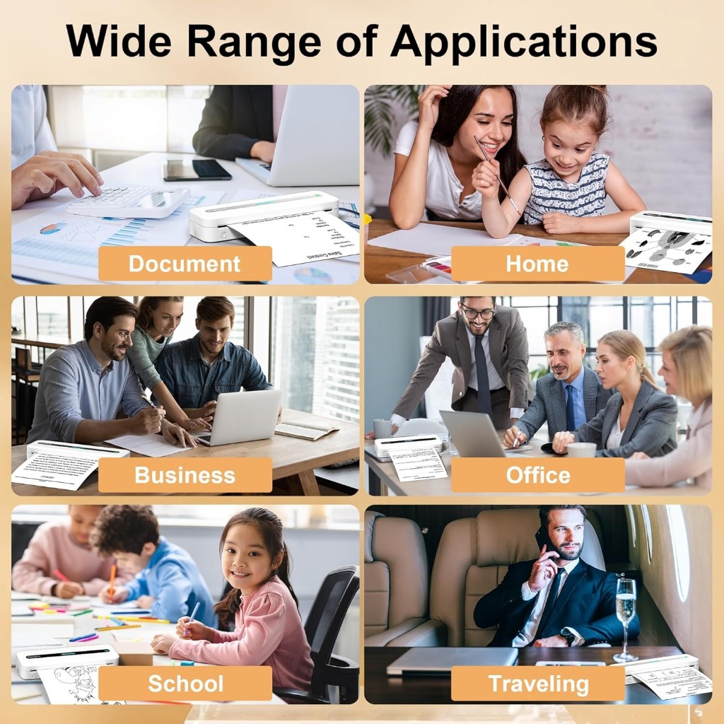 [ไม่ซีดจางเป็นเวลาสิบปี] Phomemo กระดาษเทอร์มอล A4 สำหรับใช้กับเครื่องพิมพ์ M832 M833 M834 M835 - รูปที่ 3