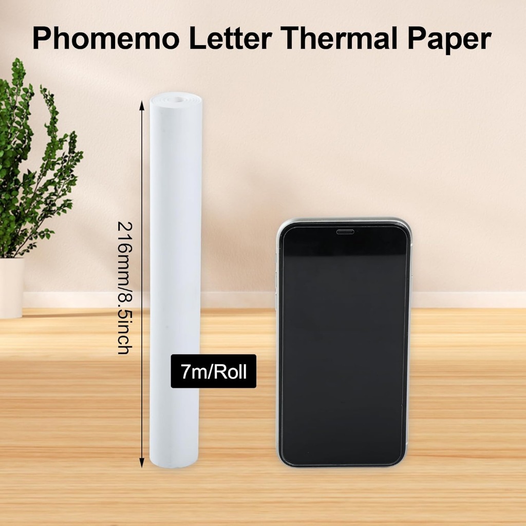 [ไม่ซีดจางเป็นเวลาสิบปี] Phomemo กระดาษเทอร์มอล A4 สำหรับใช้กับเครื่องพิมพ์ M832 M833 M834 M835 - รูปที่ 4