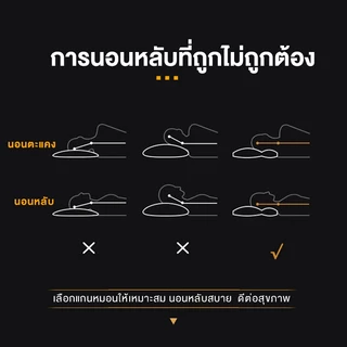 BlueWhite หมอน หมอนสุขภาพ แก้ปวดคอ บ่า ไหล่ หมอนยางพารา นอนหลับสบาย สัมผัสนุ่ม 3D ลดการนอนกรน ป้องกันไรฝุ่น รองรับน้ําหนักได้เป็นอย่างดี Pillow
