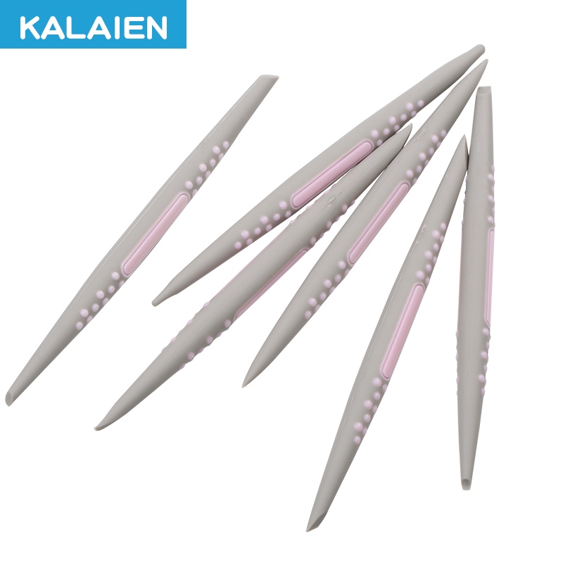 KALAIEN เครื่องมือประติมากรรม รูปน้ําตาล สําหรับตกแต่งเค้กฟองดองท์ 6 ชิ้น