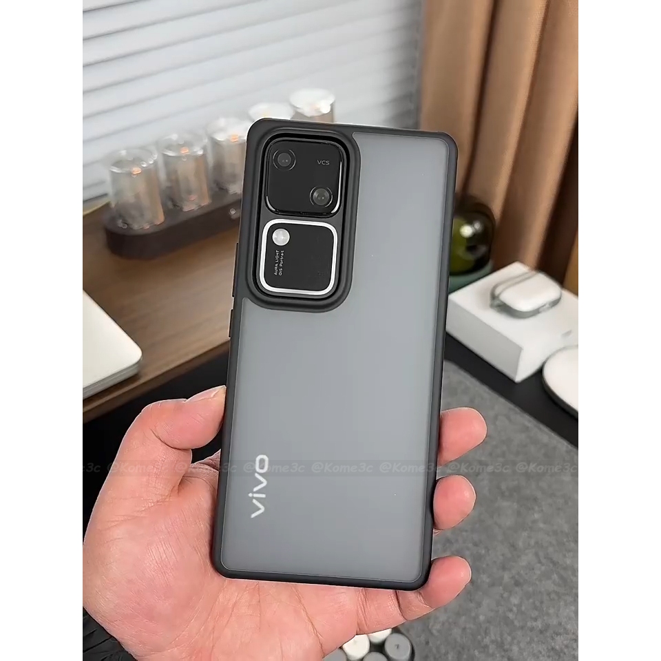 สําหรับ Vivo V30 Pro เคส อะคริลิคใส ถุงลมนิรภัย แบบแข็ง เคสโทรศัพท์ป้องกัน