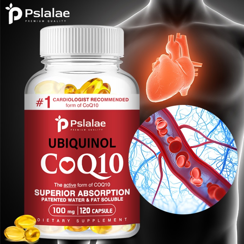 Coenzyme 10 แคปซูล แคปซูลนิ่ม - สารต้านอนุมูลอิสระ - ส่งเสริมการไหลเวียนของเลือด
