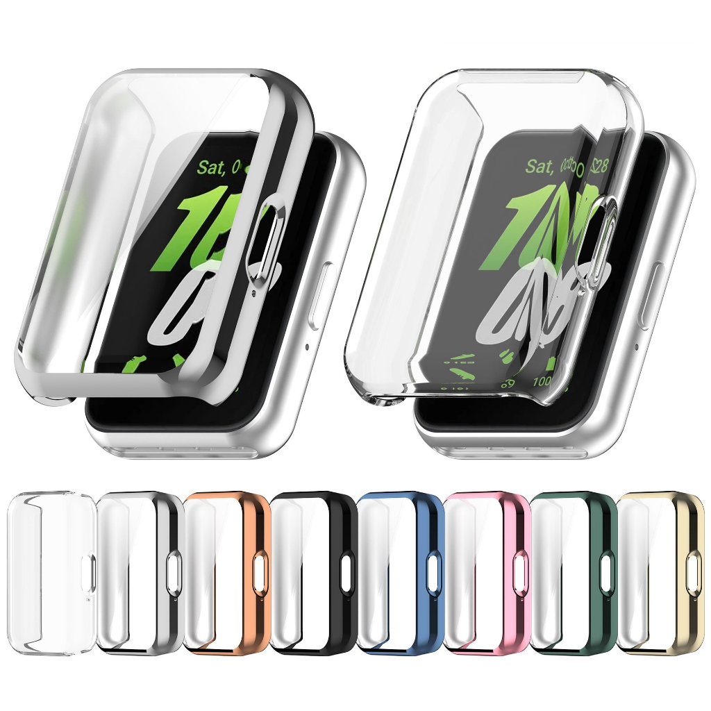 Samsung Galaxy Fit3 Fit 3 เคสป้องกัน TPU ชุบคลุมทั้งหมดเคสอ่อนสําหรับ Samsung Fit3 ป้องกันหน้าจอปลอก
