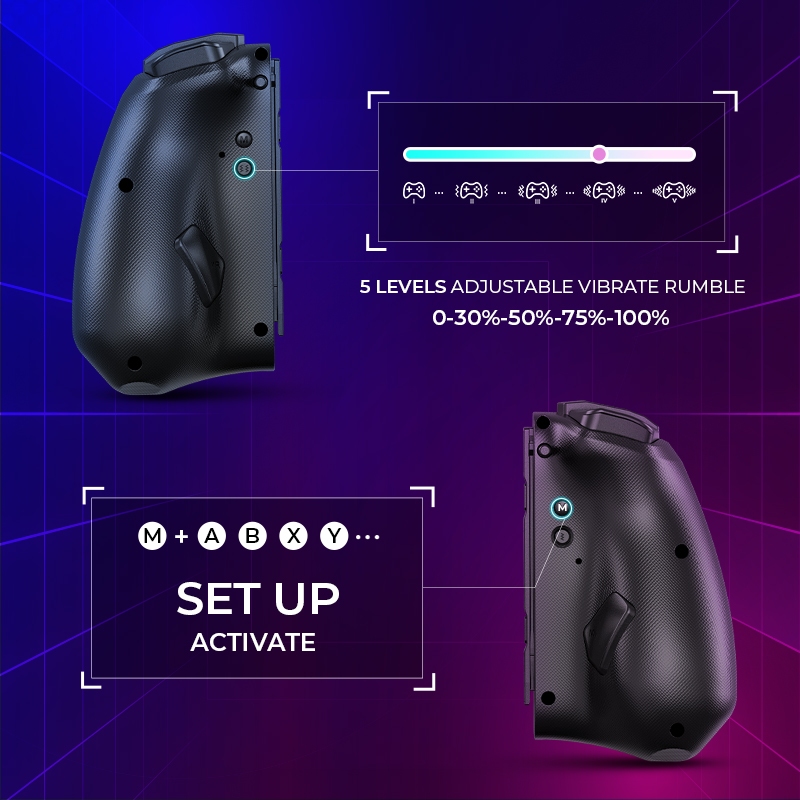 [BEST SELLER] NYXI Hyperion ตัวควบคุมเกมบลูทูธเกมแพดไร้สายสีดําสําหรับตัวควบคุม Nintendo Switch GamePad COD