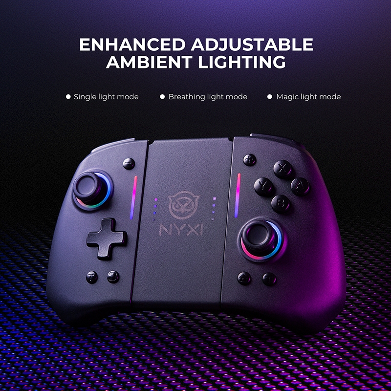 [BEST SELLER] NYXI Hyperion ตัวควบคุมเกมบลูทูธเกมแพดไร้สายสีดําสําหรับตัวควบคุม Nintendo Switch GamePad COD