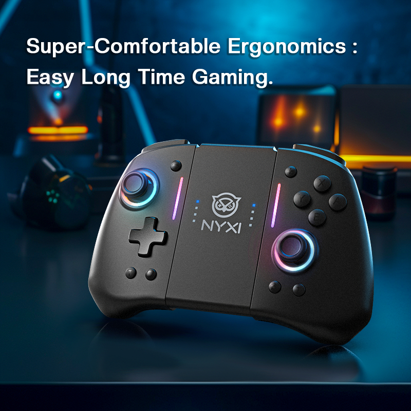 [BEST SELLER] NYXI Hyperion ตัวควบคุมเกมบลูทูธเกมแพดไร้สายสีดําสําหรับตัวควบคุม Nintendo Switch GamePad COD