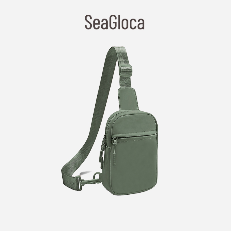 Seagloca ใหม่ กระเป๋าแฟชั่น มีซิปคู่ กันน้ํา สําหรับผู้หญิง No 1764
