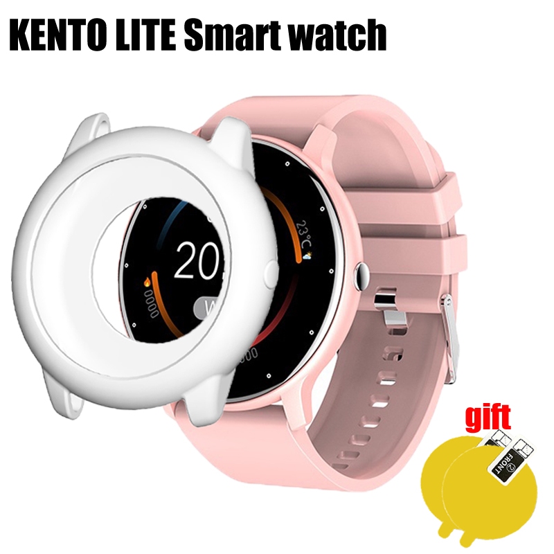 สําหรับ KENTO LITE เคส Smart watch 2023 ซิลิโคน นิ่ม ป้องกัน กันชน หน้าจอ ฟิล์มกันรอย