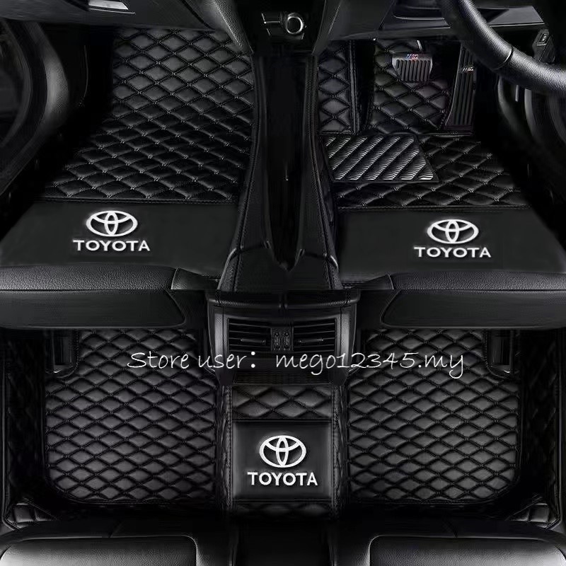 Toyota Camry XV50 พรมหนังไฮบริด สําหรับปูพื้นรถยนต์ ACV40 ACV30 XV20 พรมปูพื้นรถยนต์ พรม พรมหนังเข้ารูป