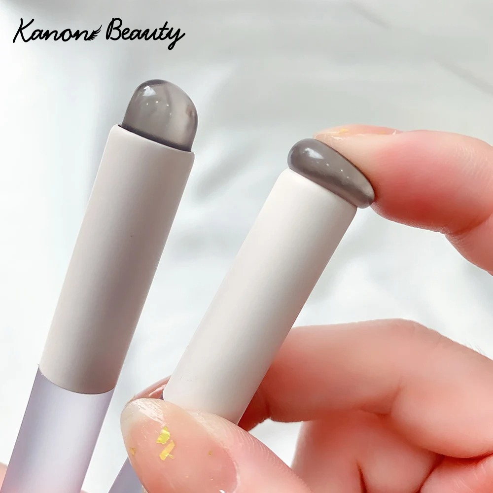 แปรงซิลิโคนอ ่ อนนุ ่ มพร ้ อมฝาครอบกันฝุ ่ นรอบหัวลิปสติก Applicator Lip เครื ่ องสําอางค ์ Multi-use แปรงอายแชโดว ์