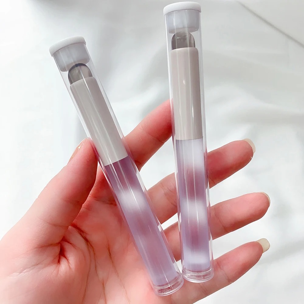 แปรงซิลิโคนอ ่ อนนุ ่ มพร ้ อมฝาครอบกันฝุ ่ นรอบหัวลิปสติก Applicator Lip เครื ่ องสําอางค ์ Multi-use แปรงอายแชโดว ์ - รูปที่ 3