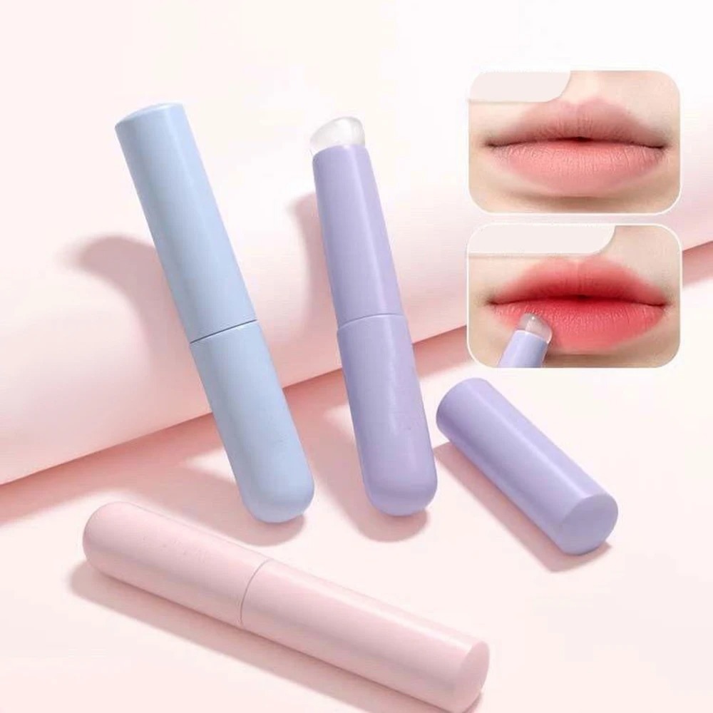 แปรงซิลิโคนอ ่ อนนุ ่ มพร ้ อมฝาครอบกันฝุ ่ นรอบหัวลิปสติก Applicator Lip เครื ่ องสําอางค ์ Multi-use แปรงอายแชโดว ์ - รูปที่ 4