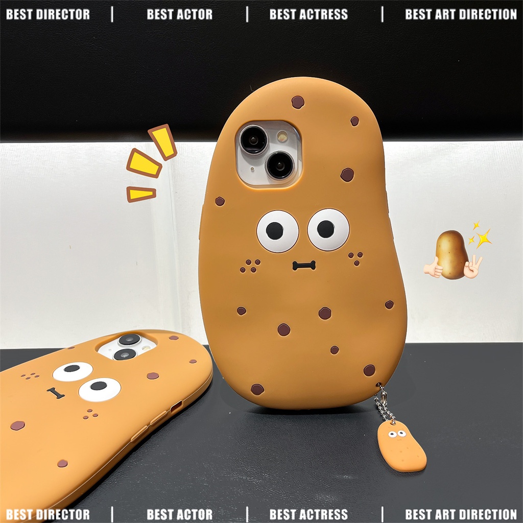 สําหรับIphone Case 17 Pro Max 16 Pro Max 15 Pro Max 14 Pro Max 13 Pro Max 12 Pro Max 3Dซิลิโคนสามมิตินุ่มกรณี