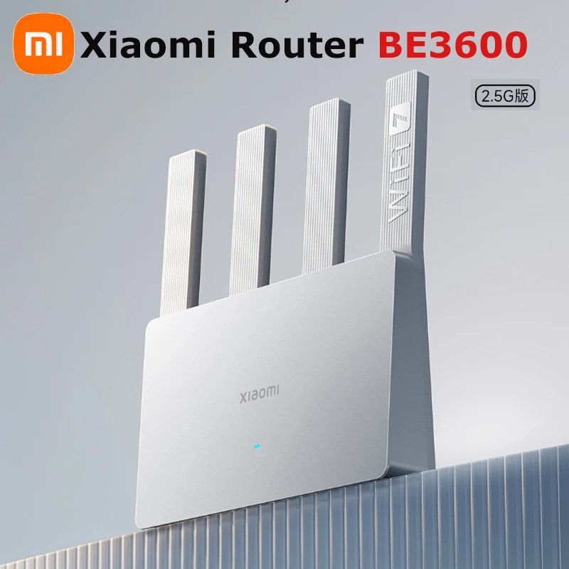 Xiaomi เราเตอร์ BE3600 WiFi 7 MLO Dual-Band เครือข่ายการเล่นเกม IPTV 2.5G พอร์ตอีเธอร์เน็ตระดับไฮเอนด์ VPN