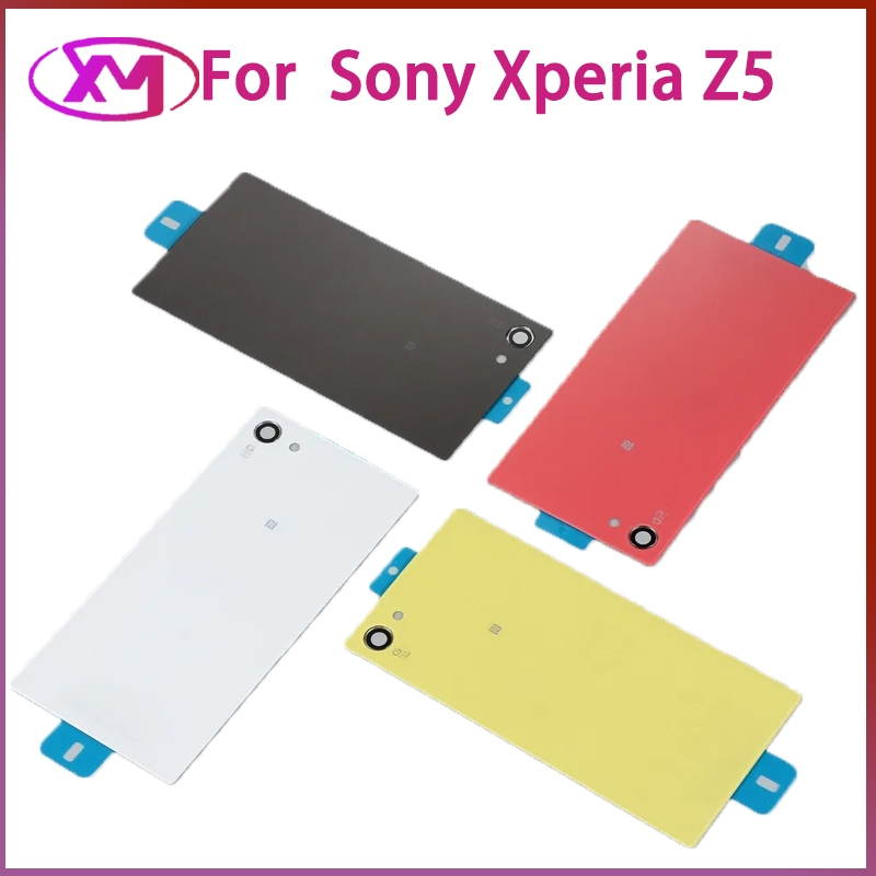ฝาหลัง  Sony Xperia Z5 กระจกหลัง Battery Back Cover for Xperia Z5 ฝาหลังพร้อมกระจกเลนส์กล้อง