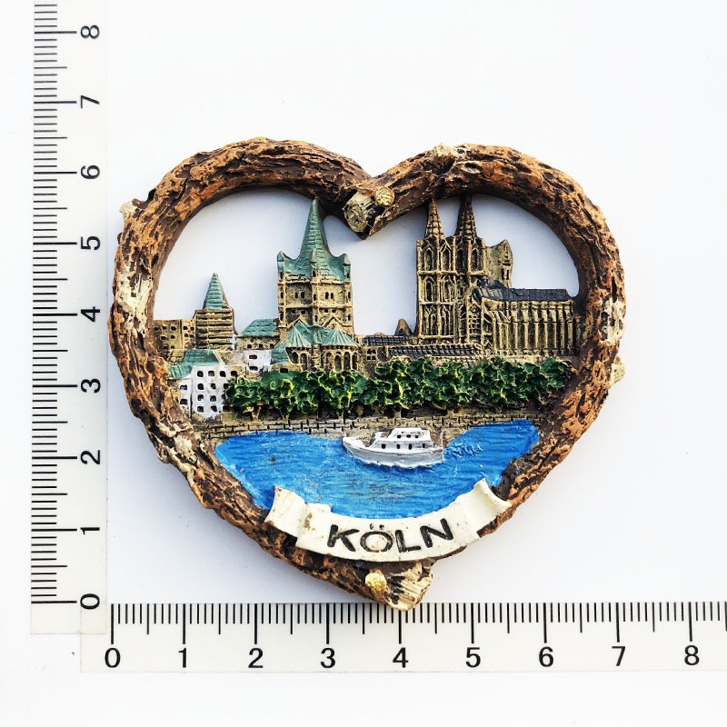 สติกเกอร์แม่เหล็กติดตู้เย็น เรซิน ลาย Berlin Frankfurt Dresden Munich สไตล์เยอรมนี สําหรับตกแต่งตู้เย็น ของที่ระลึก - รูปที่ 4