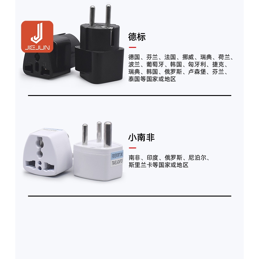 อะแดปเตอร์ปลั๊กไฟ แปลงปลั๊ก US UK China CN EU EU AU ทองเหลือง สําหรับเดินทาง - รูปที่ 6