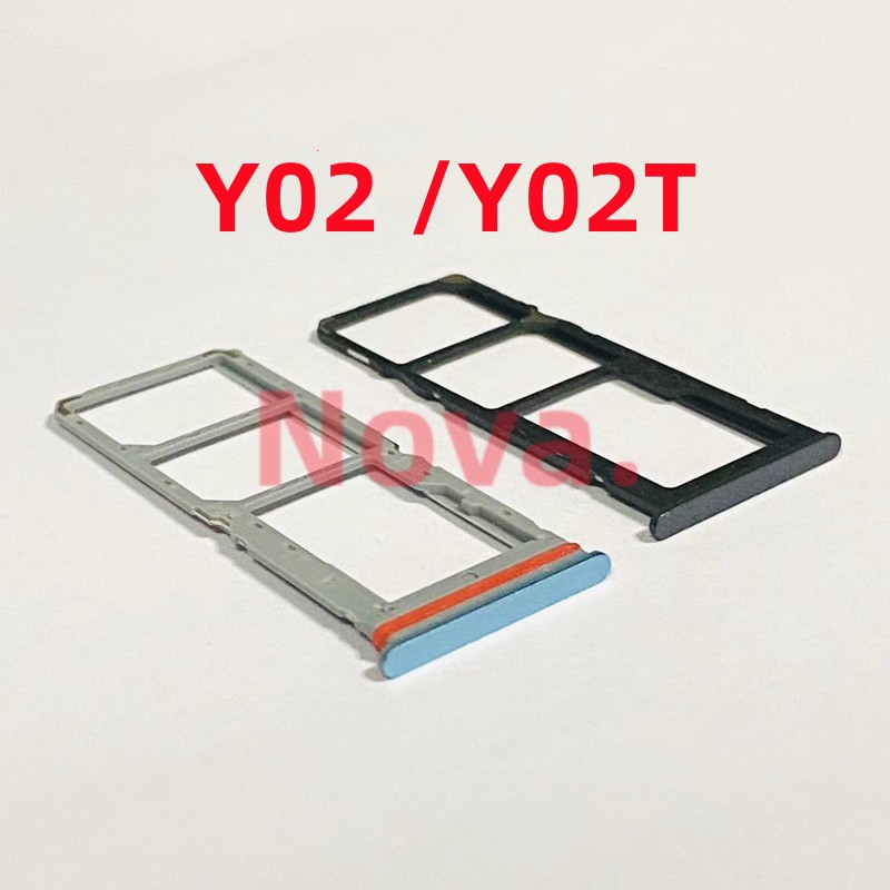 ถาดซิมการ์ดสําหรับvivo Y02T Y02 เคสโทรศัพท์สล็อตผู้ถือโทรศัพท์มือถือส่วน