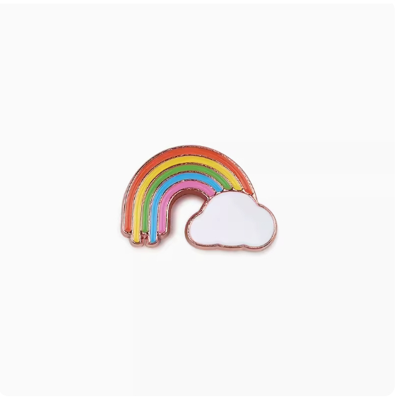 หัวเข็มขัดโลหะ รูปดอกไม้ สีรุ้ง แบบสร้างสรรค์ สําหรับตกแต่งรองเท้า Crocs DIY