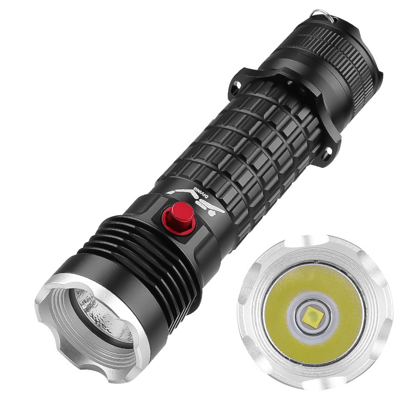 ไฟฉายดําน้ํา Strong Light XHP50 1000LM สวิทช์แม่เหล็ก 18650 26650 แบตเตอรี่ Anti slip รูปแบบใต้น้ํา 50 เมตร Scuba Dive ไฟฉาย