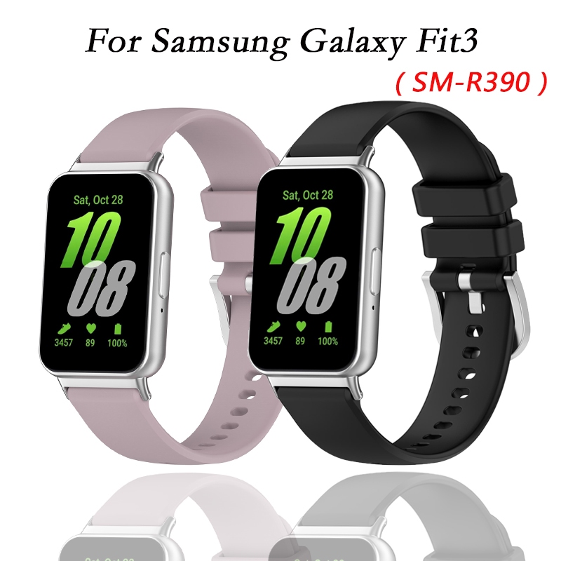 สายนาฬิกาข้อมือซิลิโคน แบบนิ่ม สําหรับ Samsung Galaxy Fit 3 Fit3 Samsung Galaxy Fit 3