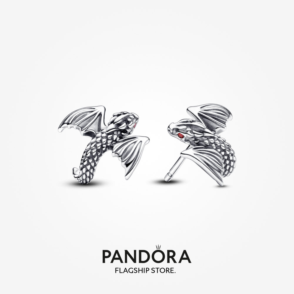 ต่างหูสตั๊ดมังกร S925 Pandora Game of Thrones