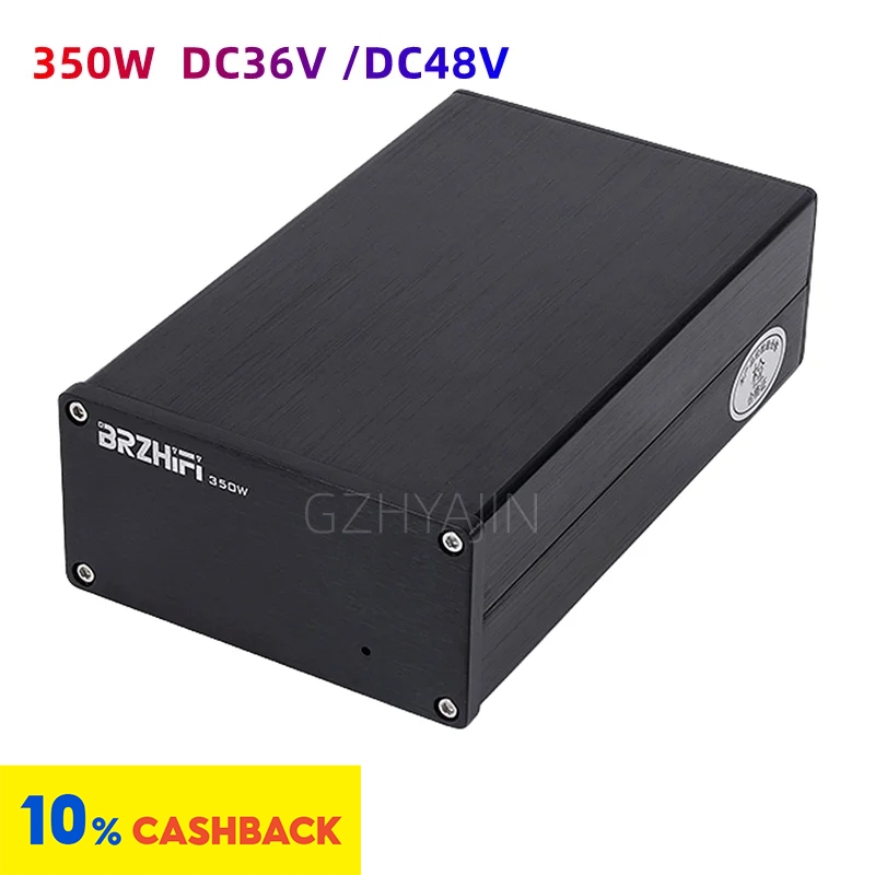 Brzhifi บอร์ดขยายเสียงพาวเวอร์ซัพพลาย DC 350W ความเร็วสูง 36V 48V เข้าได้กับบอร์ดขยายเสียง TPA3255