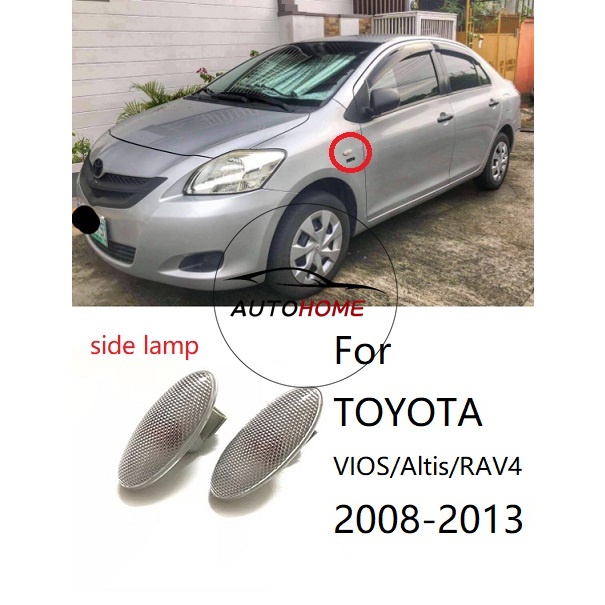 ด้านข้างโคมไฟไฟเลี้ยวโคมไฟ fender โคมไฟสําหรับ TOYT VIOS 2008 2009 2010 2011 2012 2013 สําหรับ COROLLA Altis 2007-2014 สําหรับ RAV4 2006-2013 สําหรับ Yaris