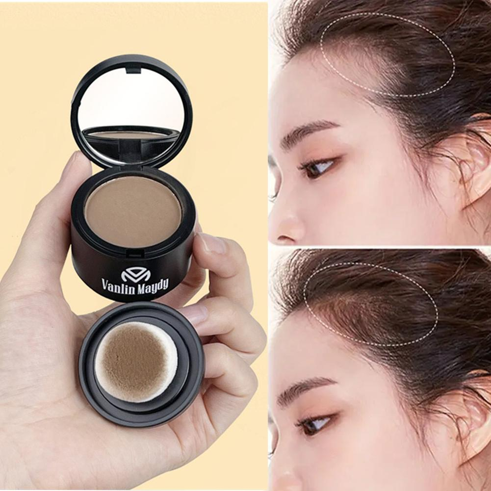 แป้งไรผม แป้งเงาผม ไส้เส้นผม ผงไฟเบอร์สีดำ สำหรับปิดเหม่ง เพิ่มไรผม ตกแต่งผม ตกแต่งไรผมให้ดูหนาขึ้น ธรรมชาติ