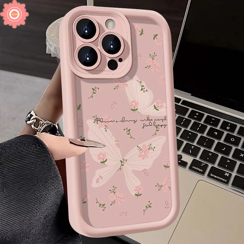 สําหรับ VIVO Y100 Y03 V30 Y27s Y16 Y35 Y17s Y22 Y91C Y12s Y12i Y31 Y36 Y50 Y22s Y30 Y27 Y17 Y20s Y21s Y20i Y33 Y15A Y12 Y15 Y11 Y02 Y21 Y20 Y91 โรแมนติกผีเสื ้ อหน ้ าจอดอกไม ้ กรณี