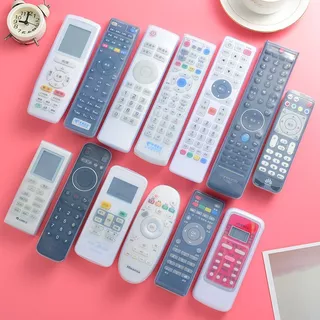 ฝาครอบป้องกันฝุ่นและกันน้ํารีโมทคอนโทรลซิลิโคนใส 1 ชิ้น เหมาะสําหรับรีโมทคอนโทรลทีวี