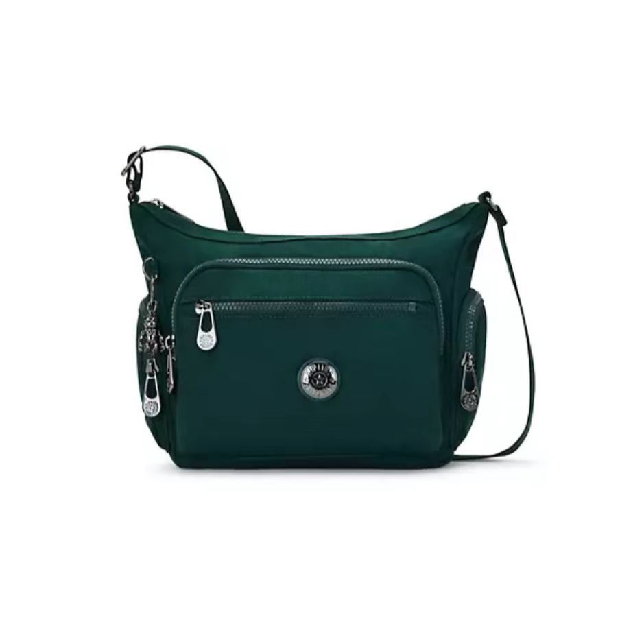 Kipling k12632/k15363 กระเป๋าสะพายความจุขนาดใหญ่สีเขียวเข้ม